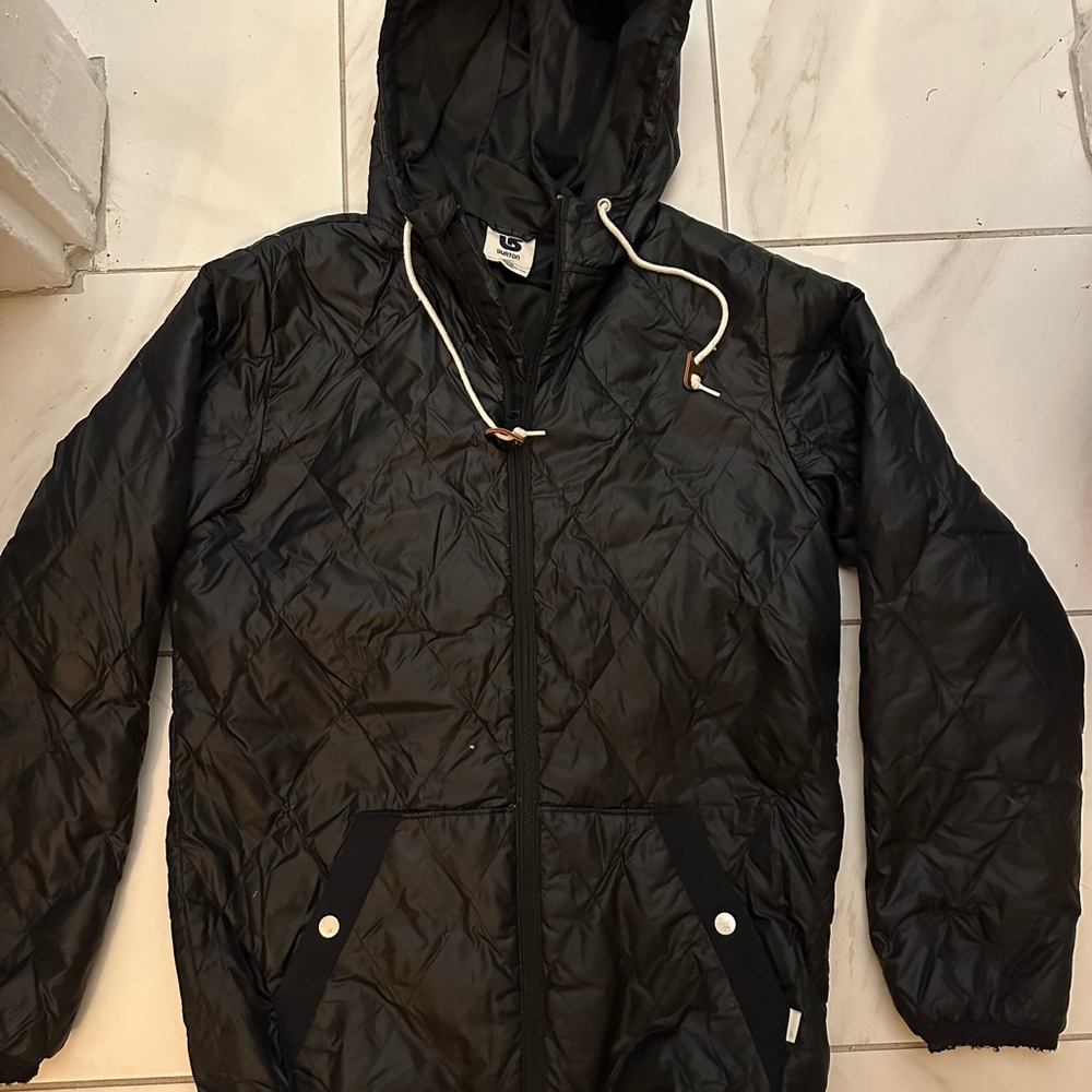 Burton Black Quilted Puffer Jacket